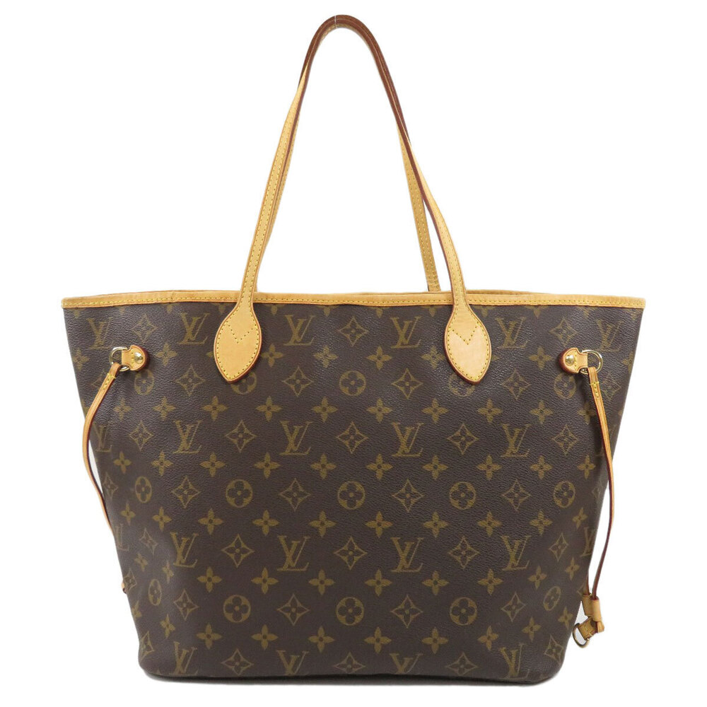 Louis Vuitton Canvas Monogram Tote Bag Neverfull Brown
